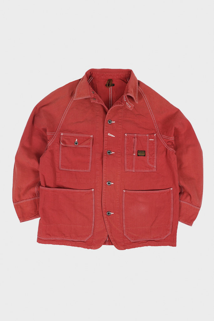 Kapital - CALIFORNIA RED Canvas CACTUS Coverall - Red - Canoe Club