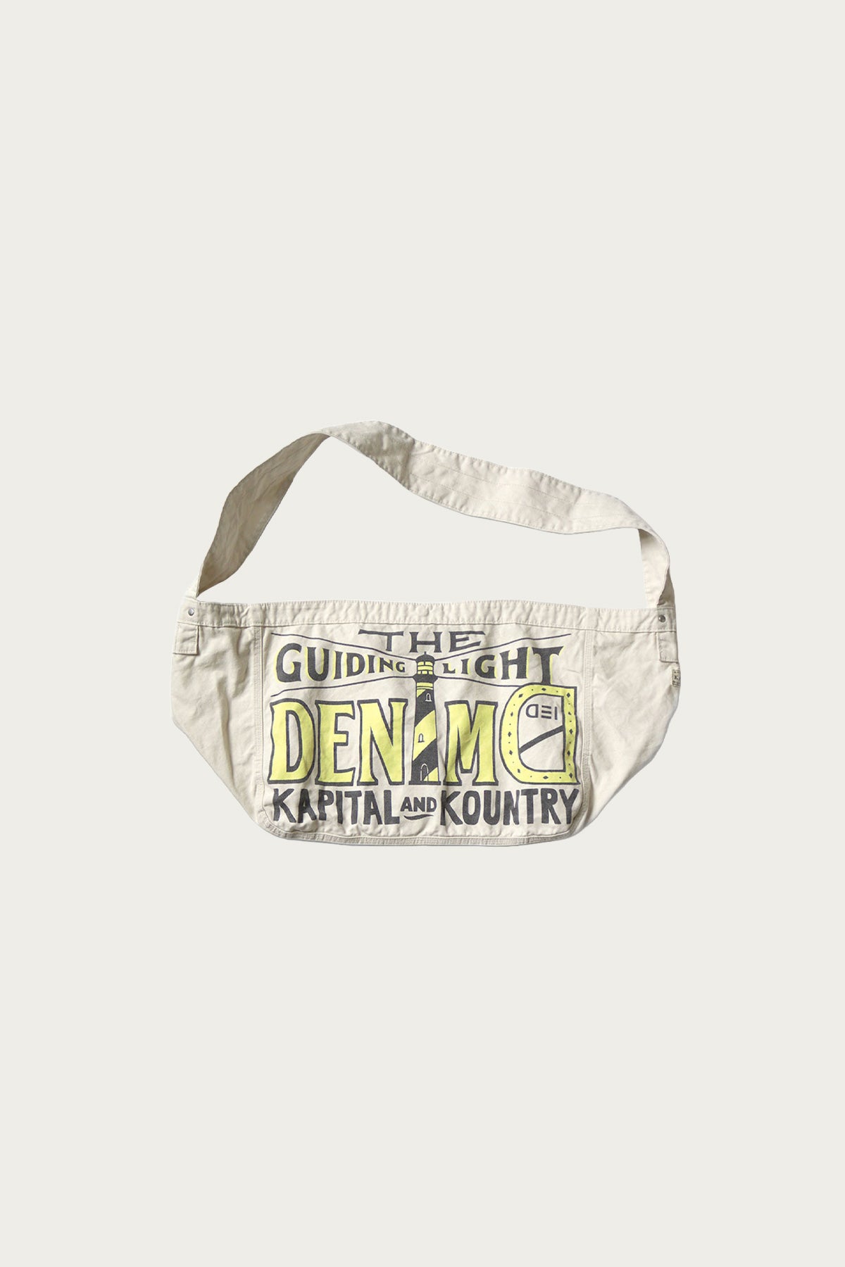 Kapital - Canvas News Paper Bag (GUIDING LIGHT) - Natural - Canoe Club
