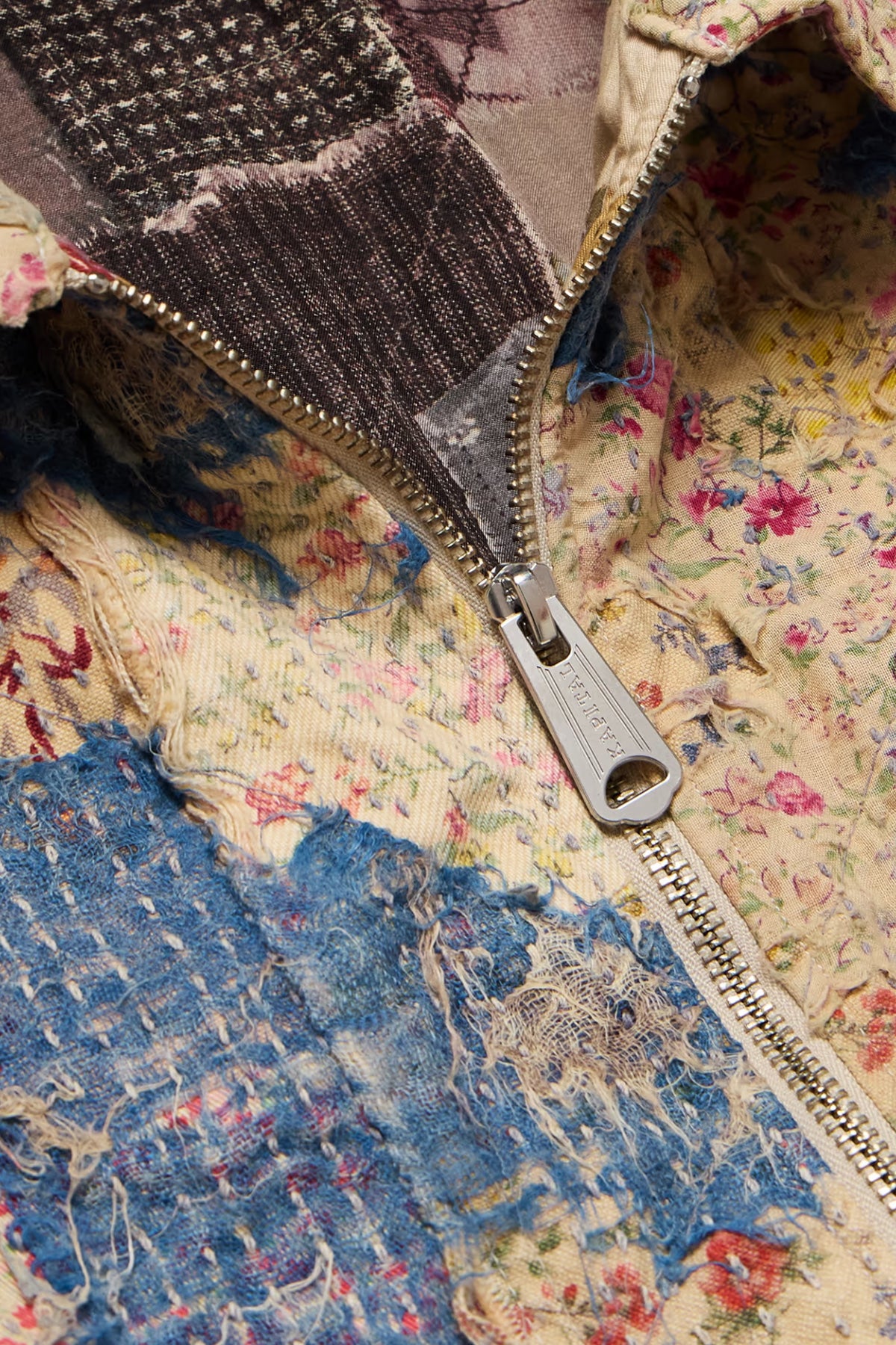 Kapital - Champetre BORO ZIP UP Blouson (VirginMary) - Multi - Canoe Club