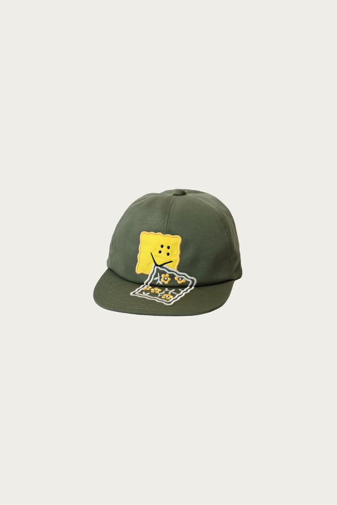Kapital - Chino Baseball Cap (PECKISH RAINBOWY) - Khaki - Canoe Club