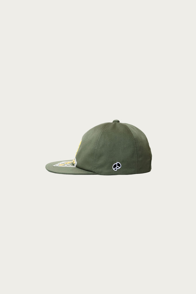 Kapital - Chino Baseball Cap (PECKISH RAINBOWY) - Khaki - Canoe Club