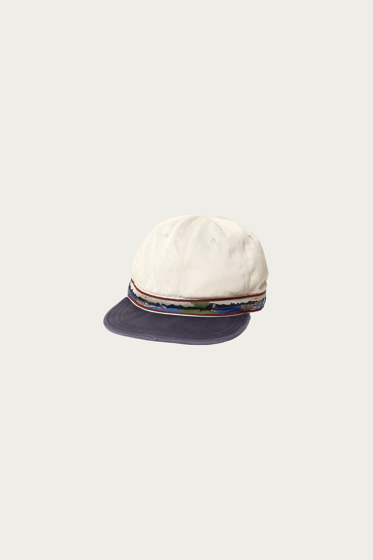 Kapital - Chino BRIMFIELD Cap (GUIDING LIGHT) - Navy - Canoe Club
