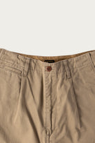 Kapital - Chino High Waisted NIME Pants (CACTUS Embroidery) - Beige - Canoe Club