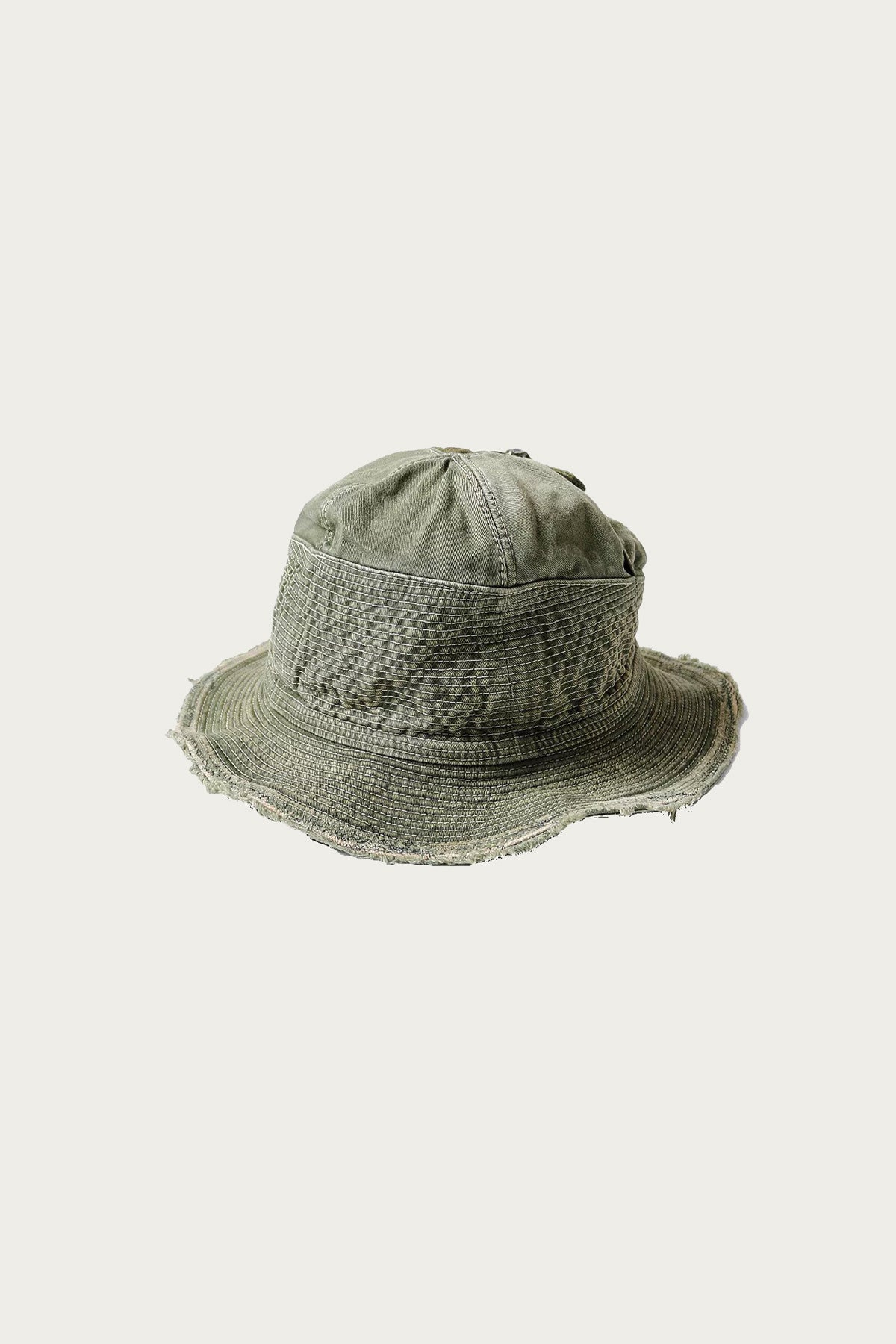 Kapital - Chino THE OLD MAN AND THE SEA HAT (CRASH REMAKE) - Khaki - Canoe Club