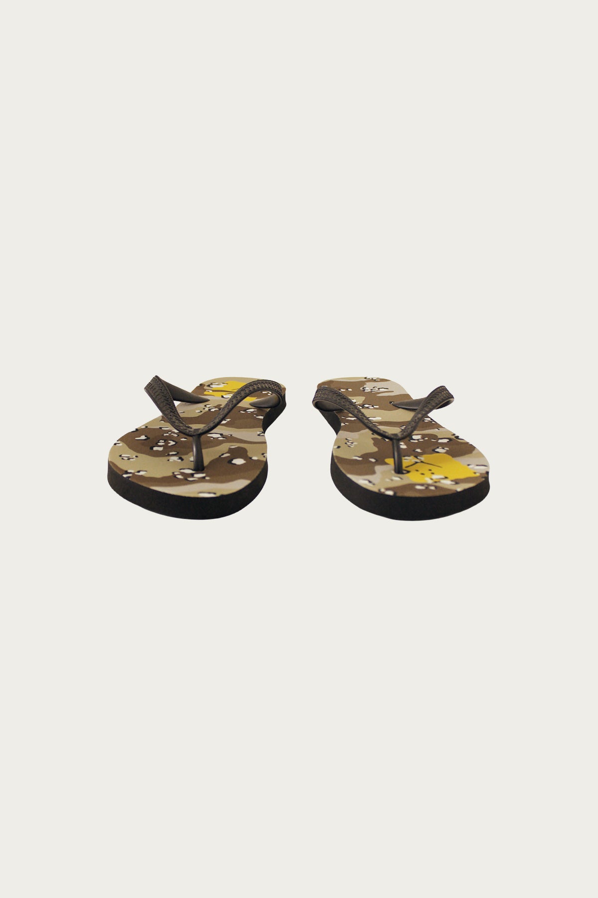 Kapital - CHOCO-CHIP CAMO Flip Flops - Beige - Canoe Club
