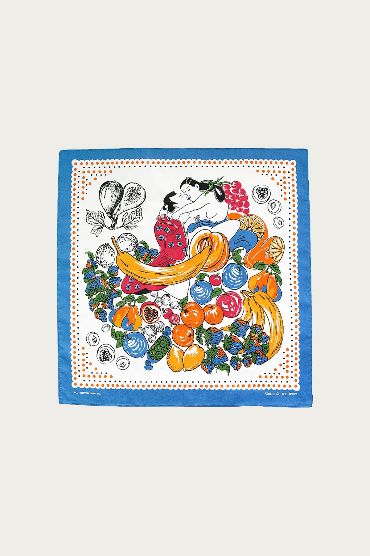 Kapital - Color Bandana (Fruit SHUNGA) - Blue - Canoe Club