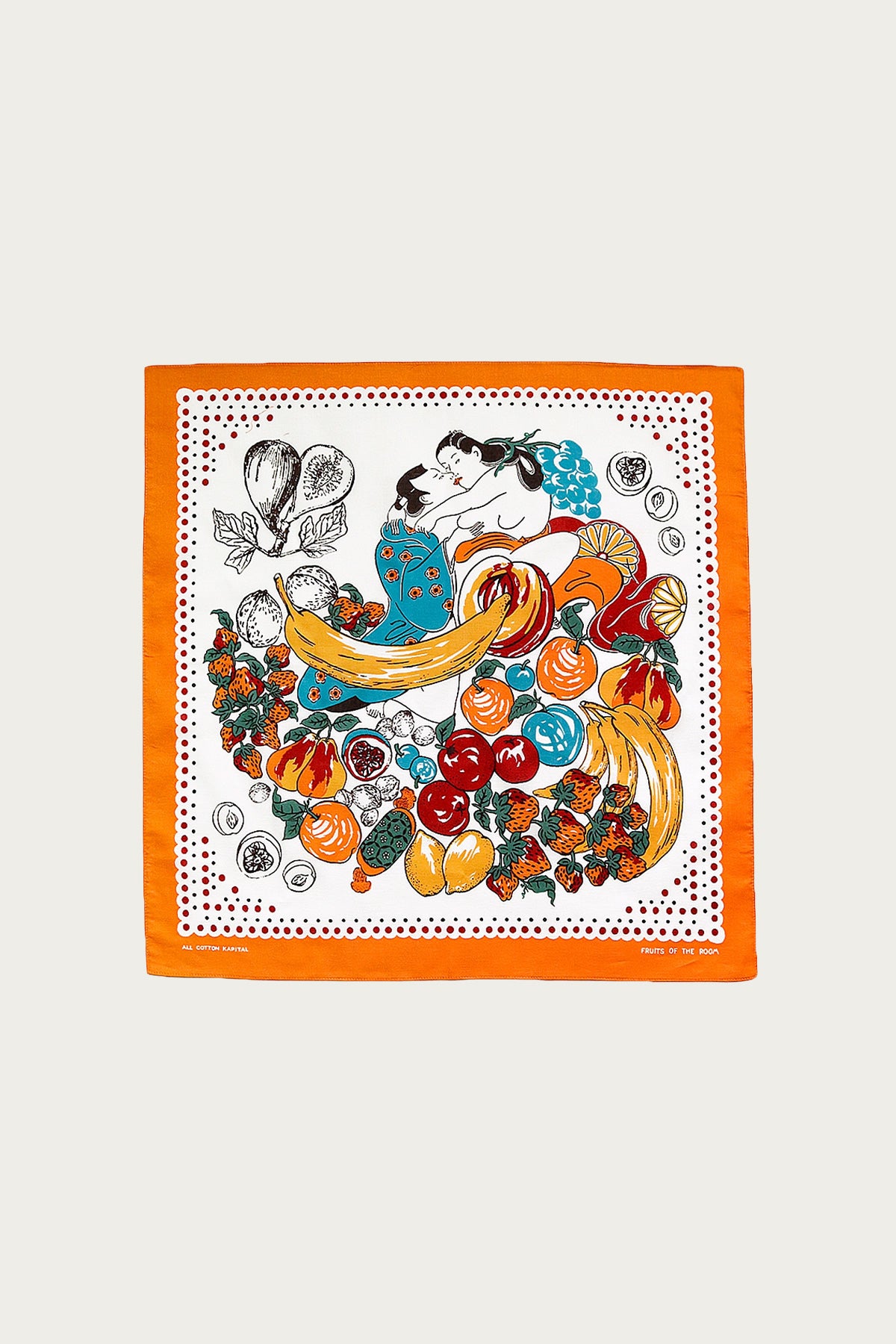 Kapital - Color Bandana (Fruit SHUNGA) - Orange - Canoe Club