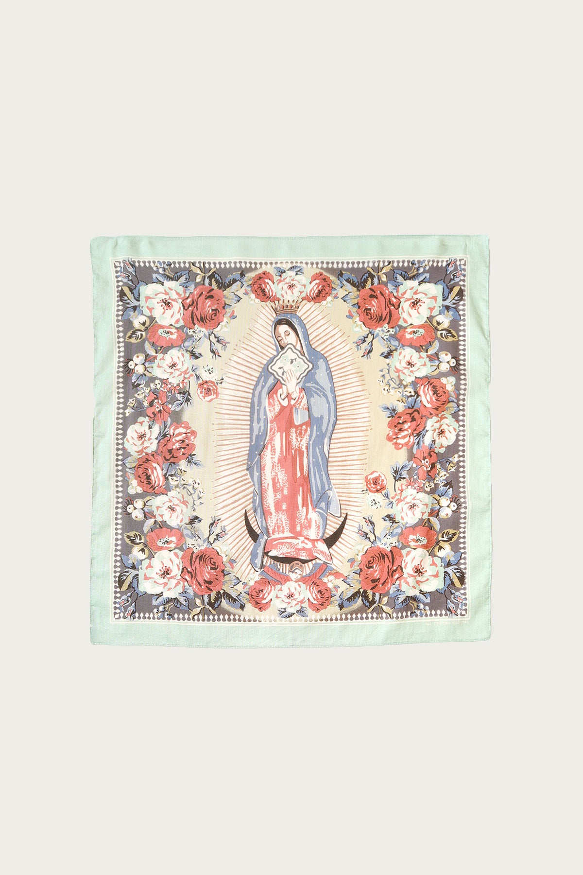 Kapital - Color Bandanna (PECKISH MARIA) - Mint - Canoe Club