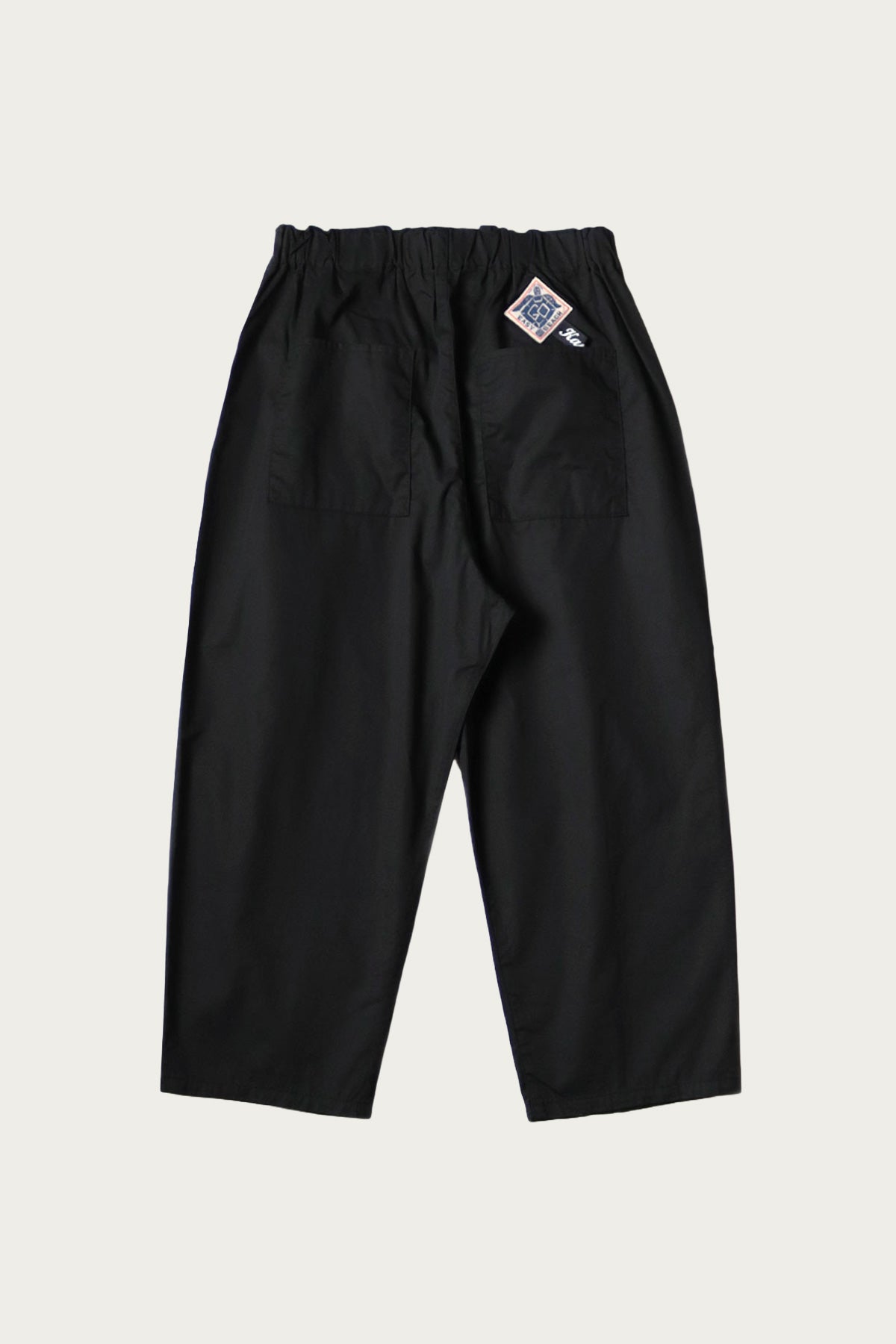 Kapital - Combed Burberry Cotton EASY-BEACH-GO Pants - Black - Canoe Club