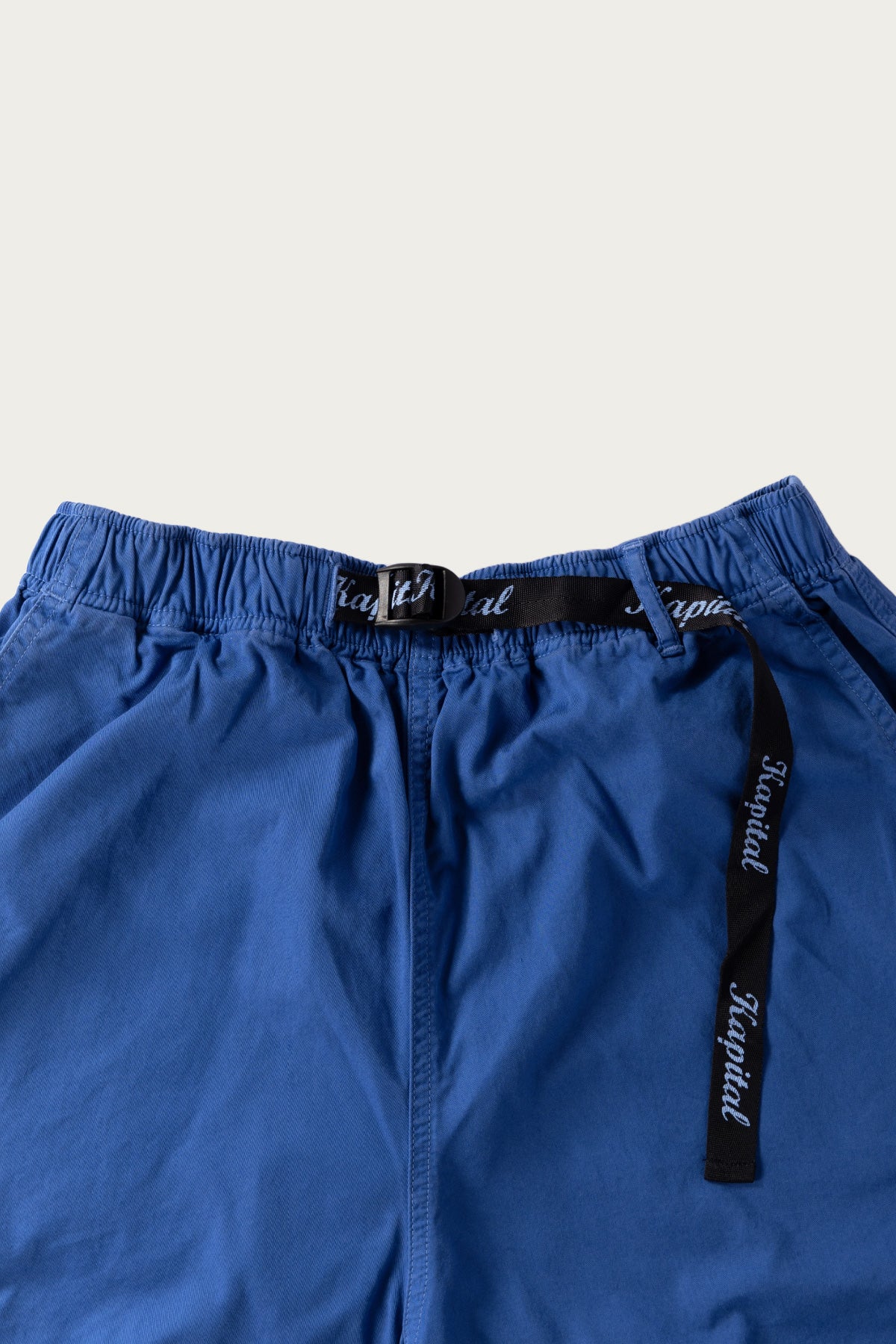 Kapital - Combed Burberry EASY Short Pants - Blue - Canoe Club