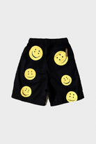 Kapital - Combed Burberry EASY Short (RAINBOWY) - Black/Yellow - Canoe Club