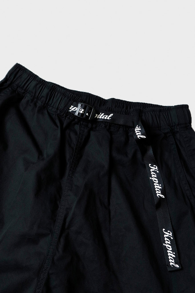 Kapital - Combed Burberry EASY Short (RAINBOWY) - Black/Yellow - Canoe Club