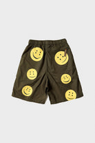 Kapital - Combed Burberry EASY Short (RAINBOWY) - Khaki/Yellow - Canoe Club