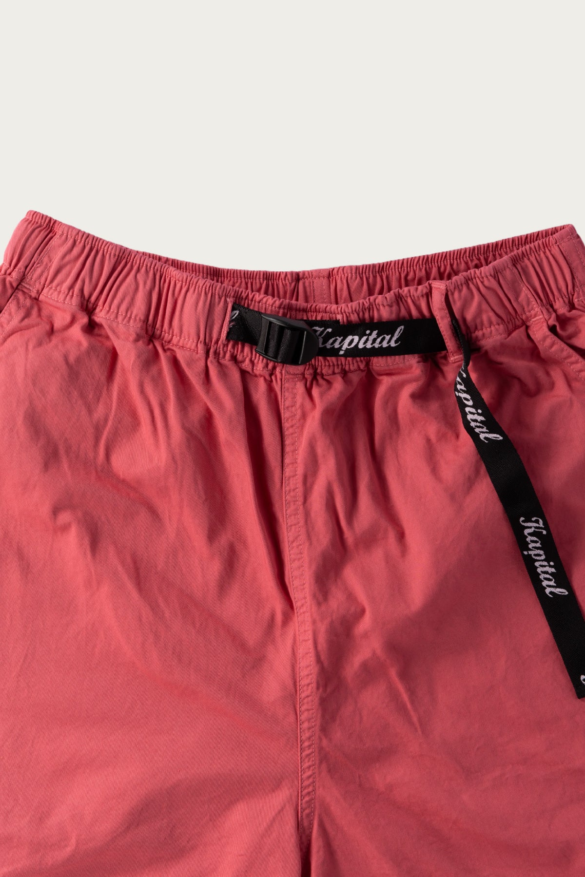 Kapital - Combed Burberry EASY Short Pants - Red - Canoe Club