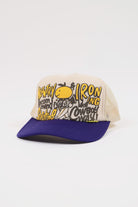 Kapital - CONEYCOWBOWY Trucker CAP - Ecru x Purple - Canoe Club