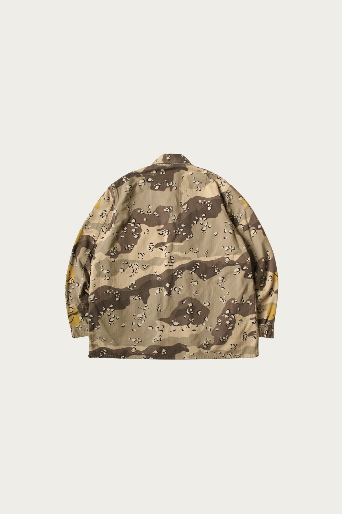 Kapital - Cotton Herringbone CHOCO-CHIP Camo ARMY JKT - Beige - Canoe Club