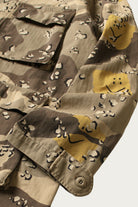 Kapital - Cotton Herringbone CHOCO-CHIP Camo ARMY JKT - Beige - Canoe Club