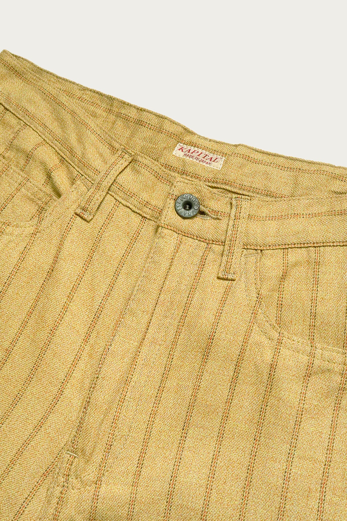 Kapital - Cotton Linen GIBSON Stripe 5P FRISKO - Gold - Canoe Club