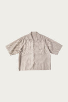Kapital - Cotton Linen Seersucker Check Open-Collar Western BIG Shirt - Black - Canoe Club