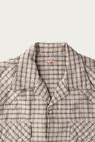 Kapital - Cotton Linen Seersucker Check Open-Collar Western BIG Shirt - Black - Canoe Club
