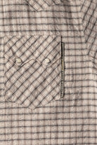 Kapital - Cotton Linen Seersucker Check Open-Collar Western BIG Shirt - Black - Canoe Club