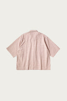 Kapital - Cotton Linen Seersucker Check Open-Collar Western BIG Shirt - Red - Canoe Club