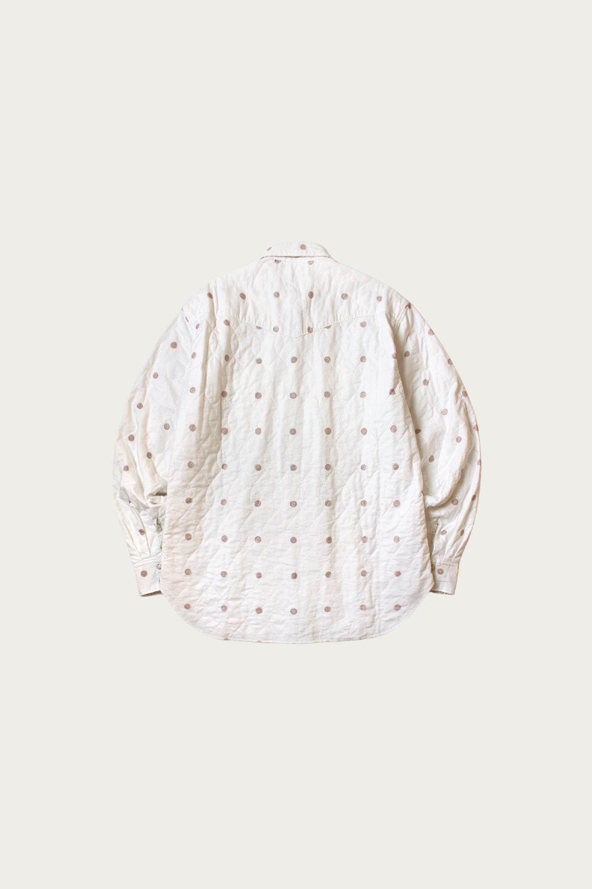 Kapital - Cotton Quilting MAMEMON HUSKY Western Shirt - White - Canoe Club