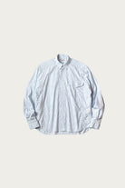 Kapital - Cotton Stripe CABIN Work Shirt - Blue - Canoe Club
