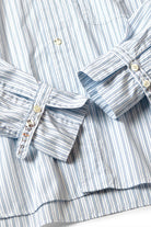 Kapital - Cotton Stripe CABIN Work Shirt - Blue - Canoe Club