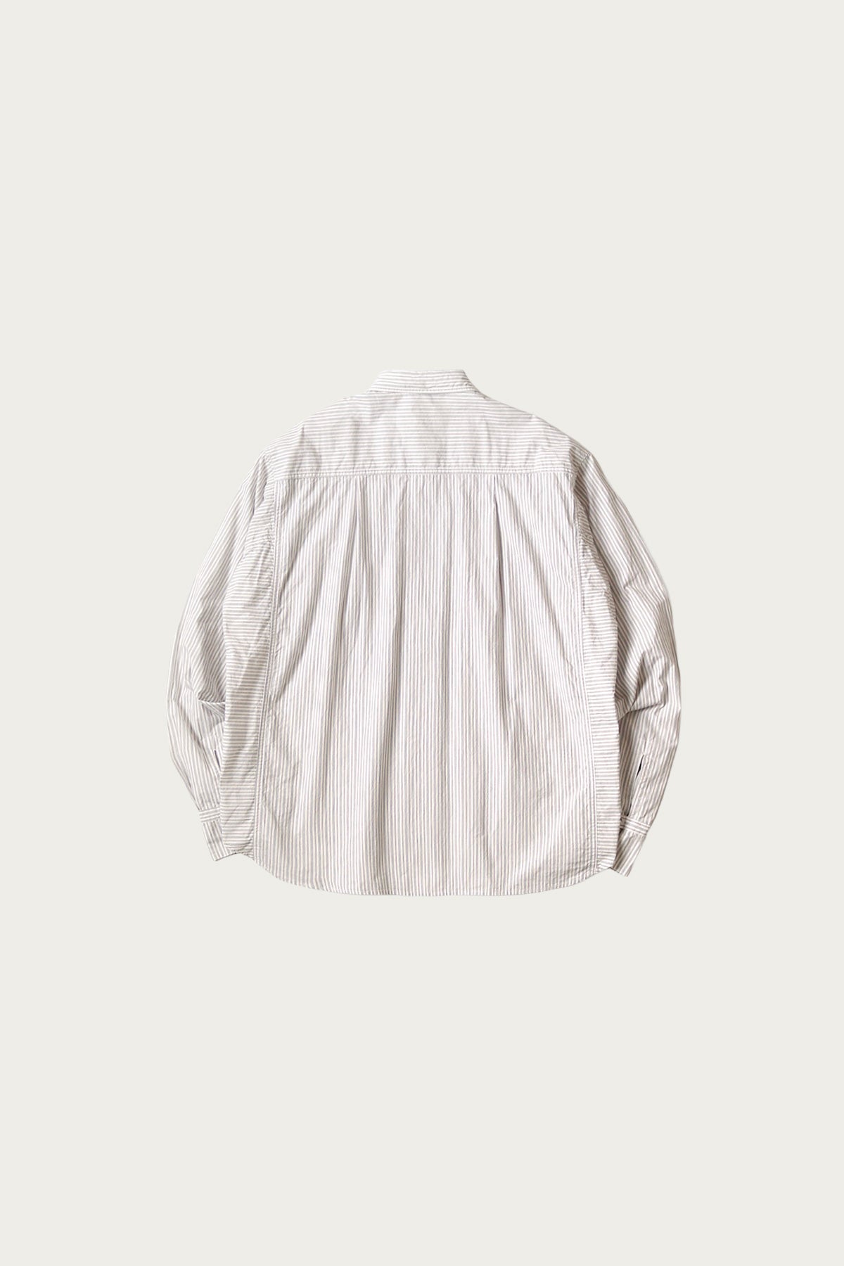Kapital - Cotton Stripe CABIN Work Shirt - White - Canoe Club