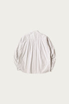Kapital - Cotton Stripe CABIN Work Shirt - White - Canoe Club