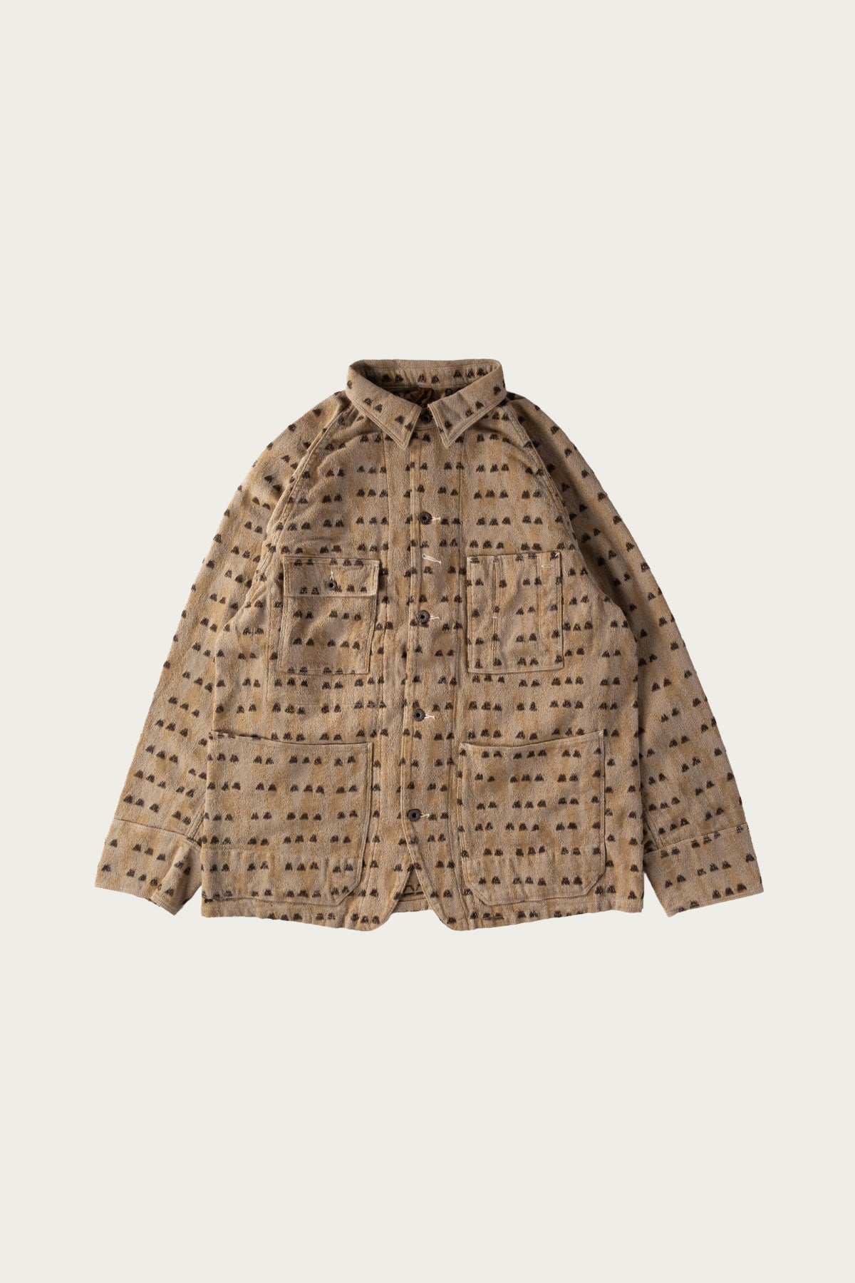 Kapital Cotton TUME-BASHOH CACTUS Coverall | Beige | Canoe Club