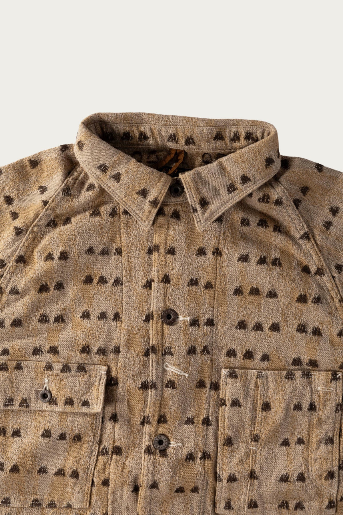 Kapital - Cotton TUME-BASHOH CACTUS Coverall - Beige - Canoe Club
