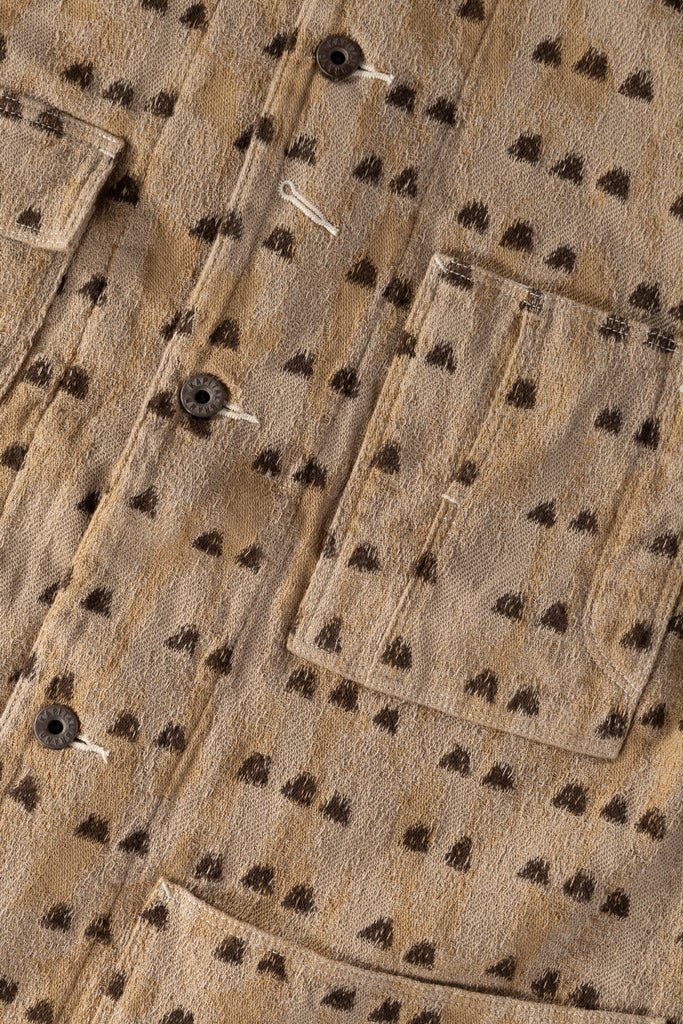 Kapital - Cotton TUME-BASHOH CACTUS Coverall - Beige - Canoe Club