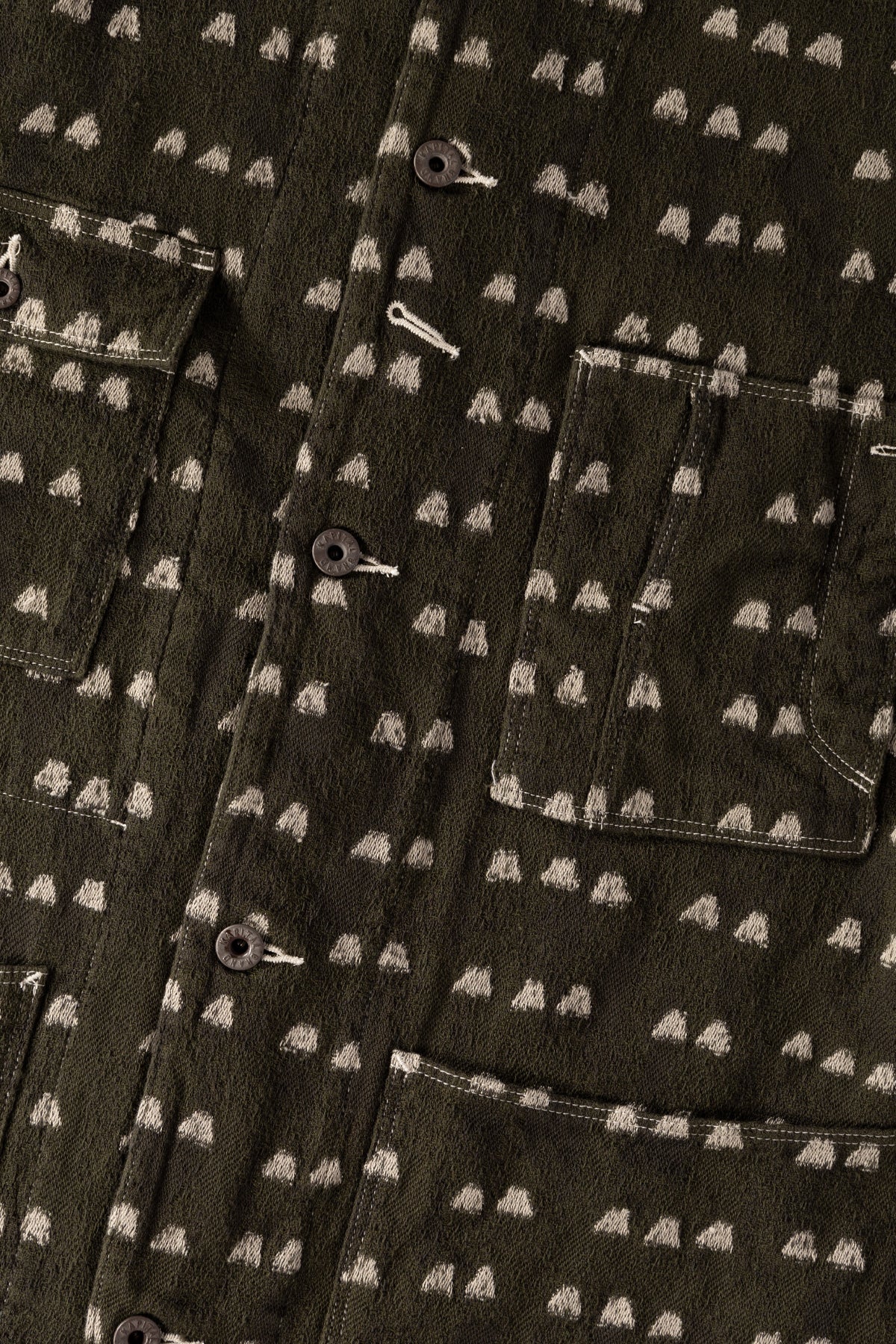 Kapital - Cotton TUME-BASHOH CACTUS Coverall - Dark Green - Canoe Club