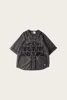 Kapital - Cotton Wool GREAT KOUNTRY Baseball Shirt (KOUNTRY DREAM CATCH Remake) - Dark Grey - Canoe Club