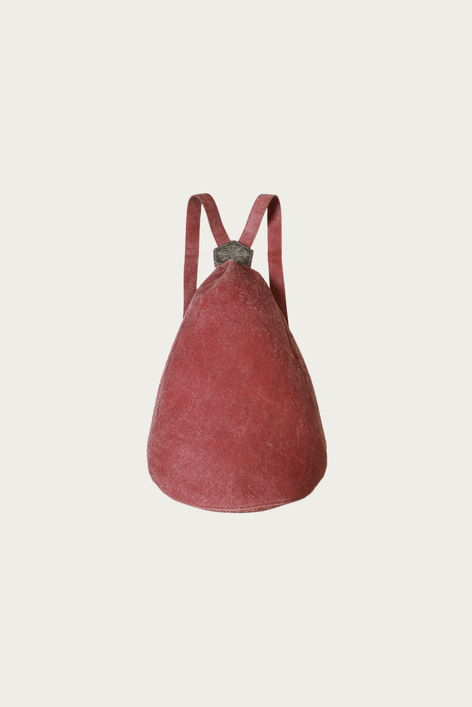 Kapital - Crack Leather HARVEY MEDICINE Rucksack - Red - Canoe Club