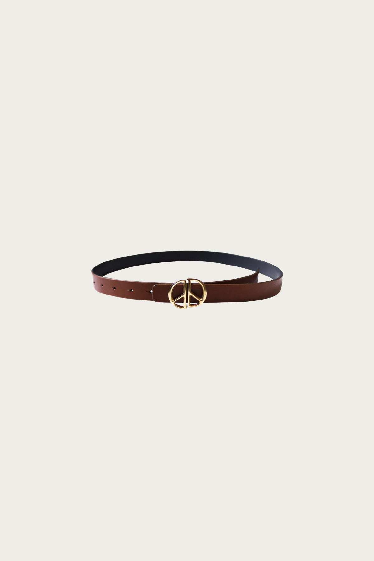 Kapital - Leather DD Buckle Belt - Brown - Canoe Club
