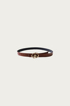 Kapital - Leather DD Buckle Belt - Brown - Canoe Club