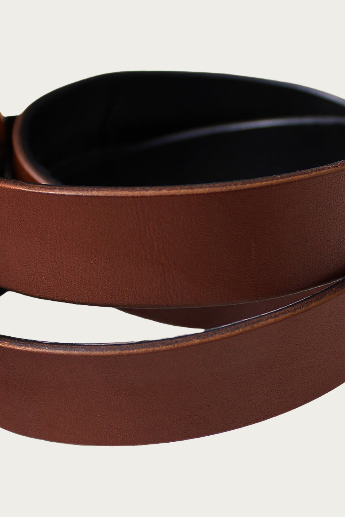 Kapital - Leather DD Buckle Belt - Brown - Canoe Club
