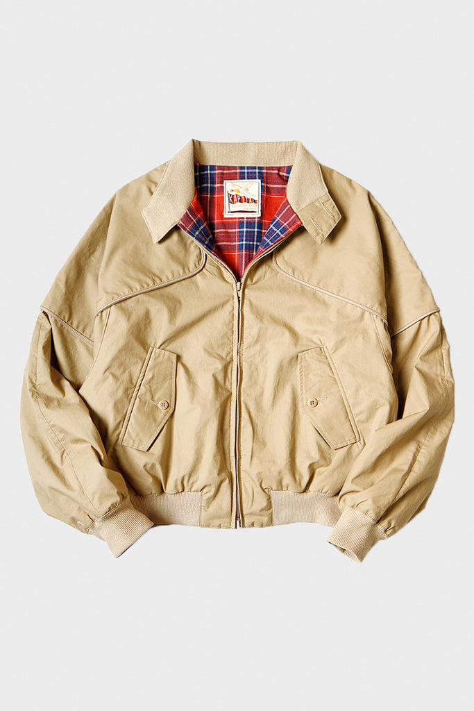 Kapital - Dry Twill SHAM BOMBER Golf JKT - Beige - Canoe Club