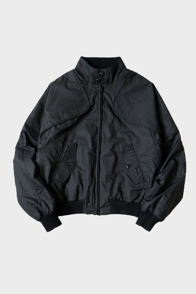 Kapital - Dry Twill SHAM BOMBER Golf JKT - Black - Canoe Club