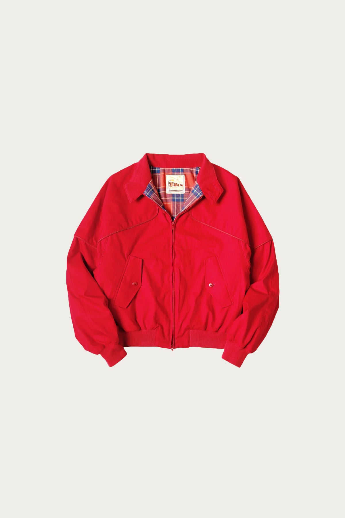 Kapital - Dry Weather SHAM BOMBER Golf JKT - Red - Canoe Club