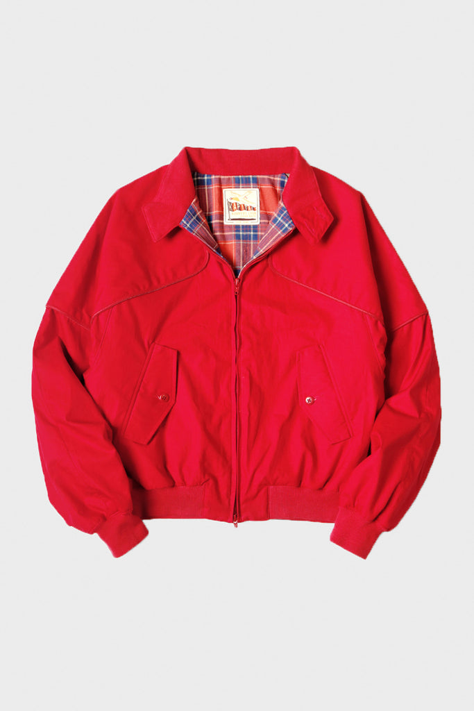 Kapital - Dry Weather SHAM BOMBER Golf JKT - Red - Canoe Club