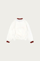 Kapital - ECO SWT Knit COOKIE Pocket Crew SWT (BUD FLOWER) - White - Canoe Club