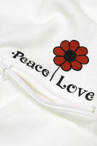 Kapital - ECO SWT Knit COOKIE Pocket Crew SWT (BUD FLOWER) - White - Canoe Club