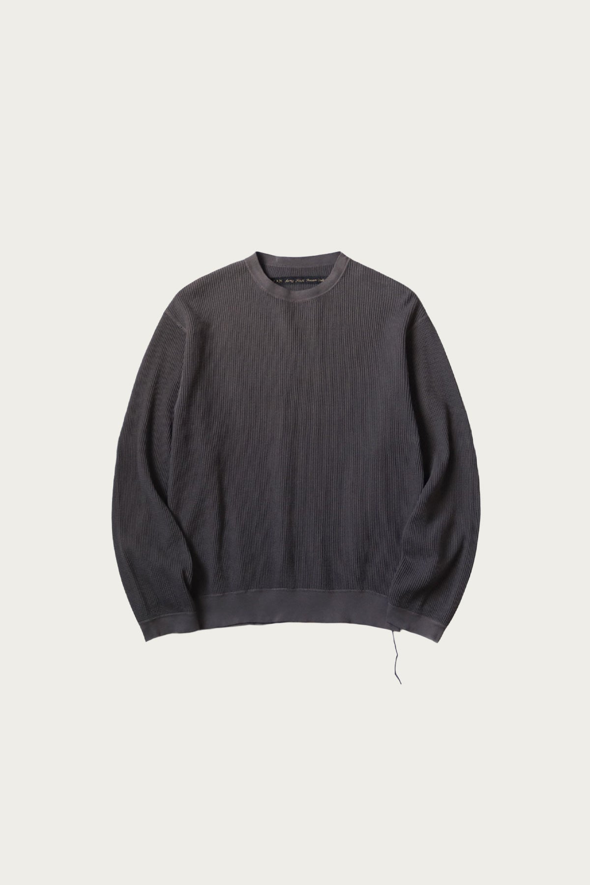 Kapital - ECO Waffle BIG SWT - Black - Canoe Club