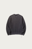 Kapital - ECO Waffle BIG SWT - Black - Canoe Club