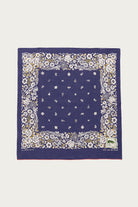 Kapital - Fastcolor Selvedge Bandanna (CHURCHILL GARDEN) 30x30 - Purple - Canoe Club