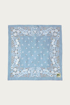Kapital - Fastcolor Selvedge Bandanna (CHURCHILL GARDEN) 30x30 - Sax - Canoe Club